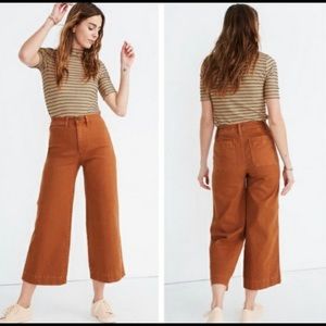Madewell Emmett Wide-leg Crop Pants